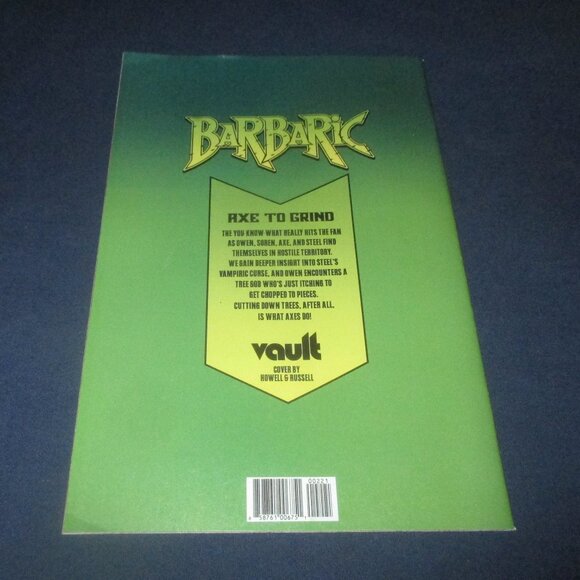 Barbaric Axe To Grind #2 (Vault comics, 2022) Cover B Variant - Picture 2 of 3
